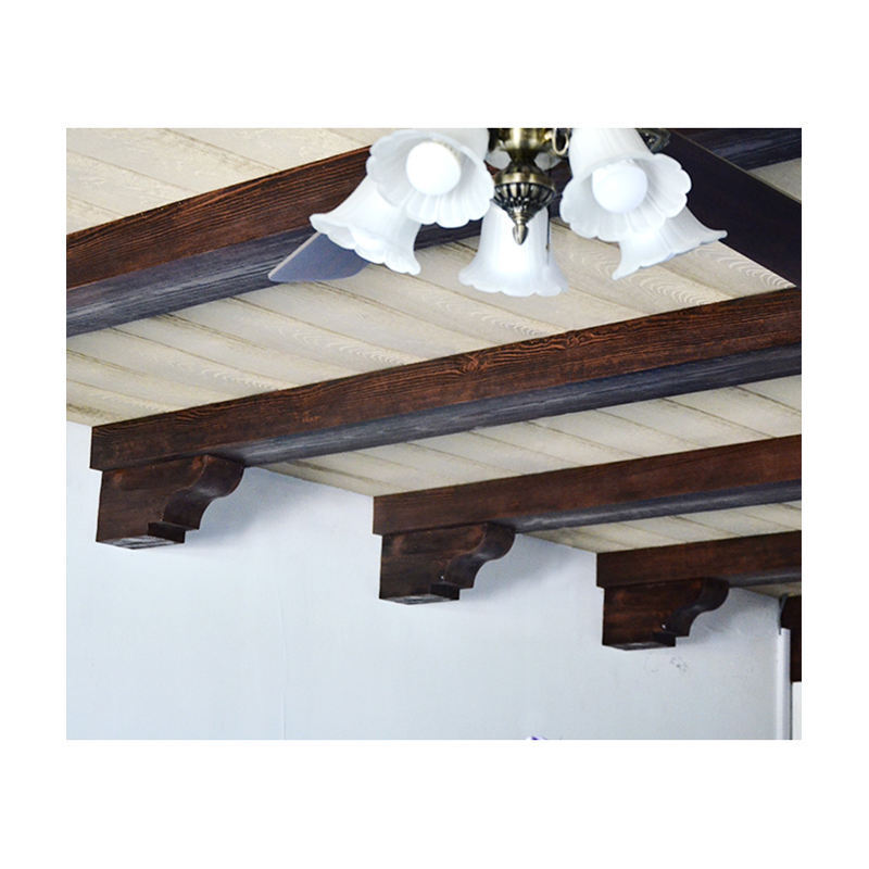 Factory Price Best Selling Light Weight Polyurethane Foam Faux Wood Beam Pu Artificial Wood Beams For Home Ceiling Decoration