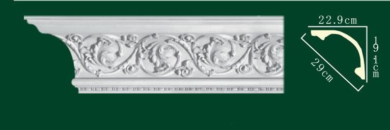 Decorative Pu Moulding Cornice Crown Moldings Trim Molduras