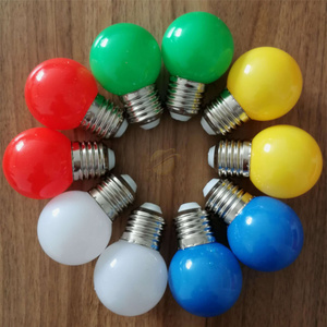 lighting Red Yellow Blue Green Pink Color bulb 5w 7w 9w watt g45 e14 b22 e27 colorful led Bulb