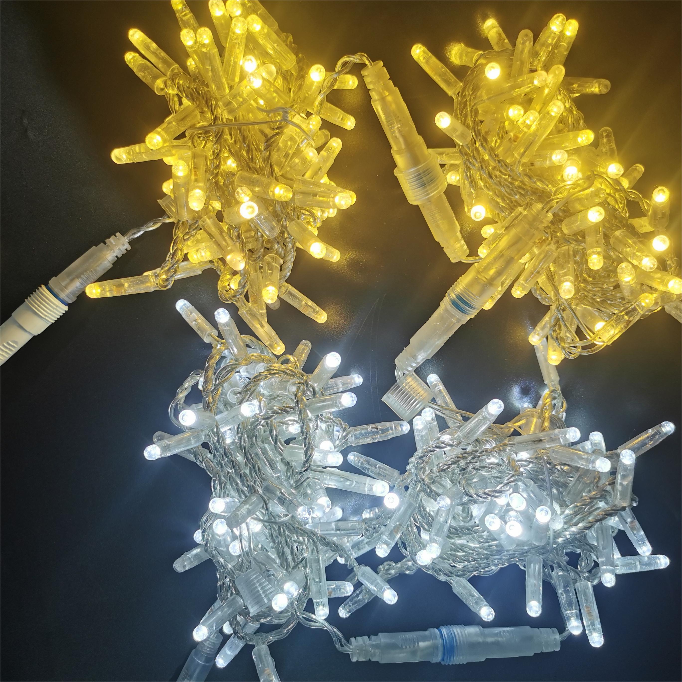 PVC Tube Christmas String Lights Solar Rope Lights 32M 300 LED IP 65 Waterproof Blue Solar Powered Outdoor Pool lights