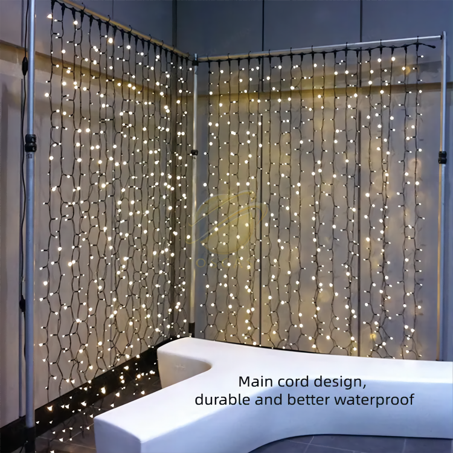 Led twinkling stars led curtain lights /Flexible fabric lighting decoration for wedding christmas party event