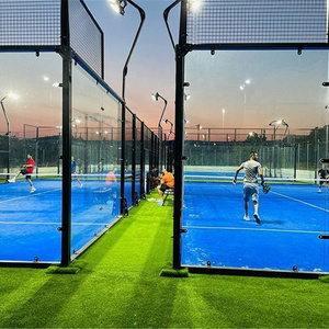 Oscar panoramic and portable and paddle and padel tennis court