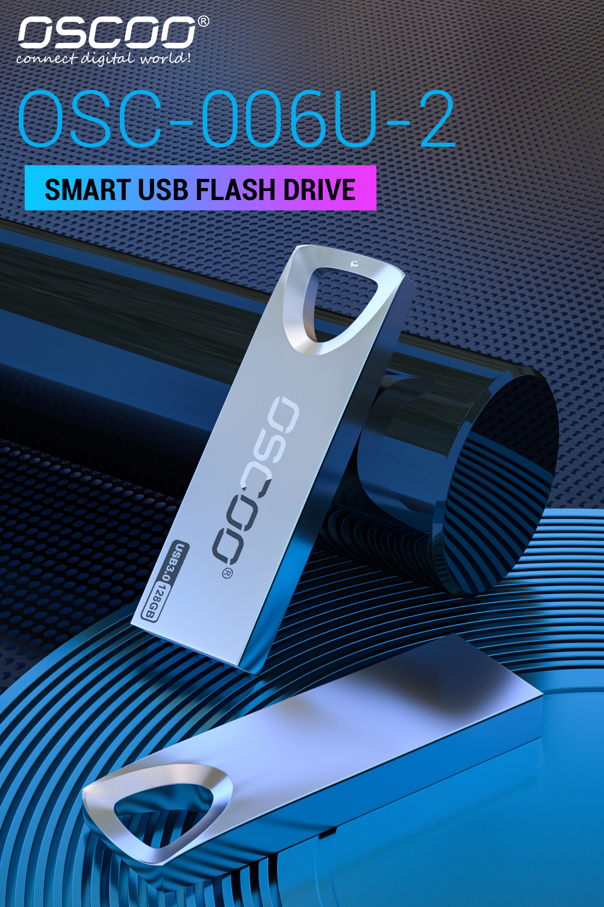 OSCOO Factory Pendrive 2GB 4GB 8GB 16GB 32GB 64GB 128GB Customized USB3.0 Key USB2.0 flash drive for computer Memorias USB Stick