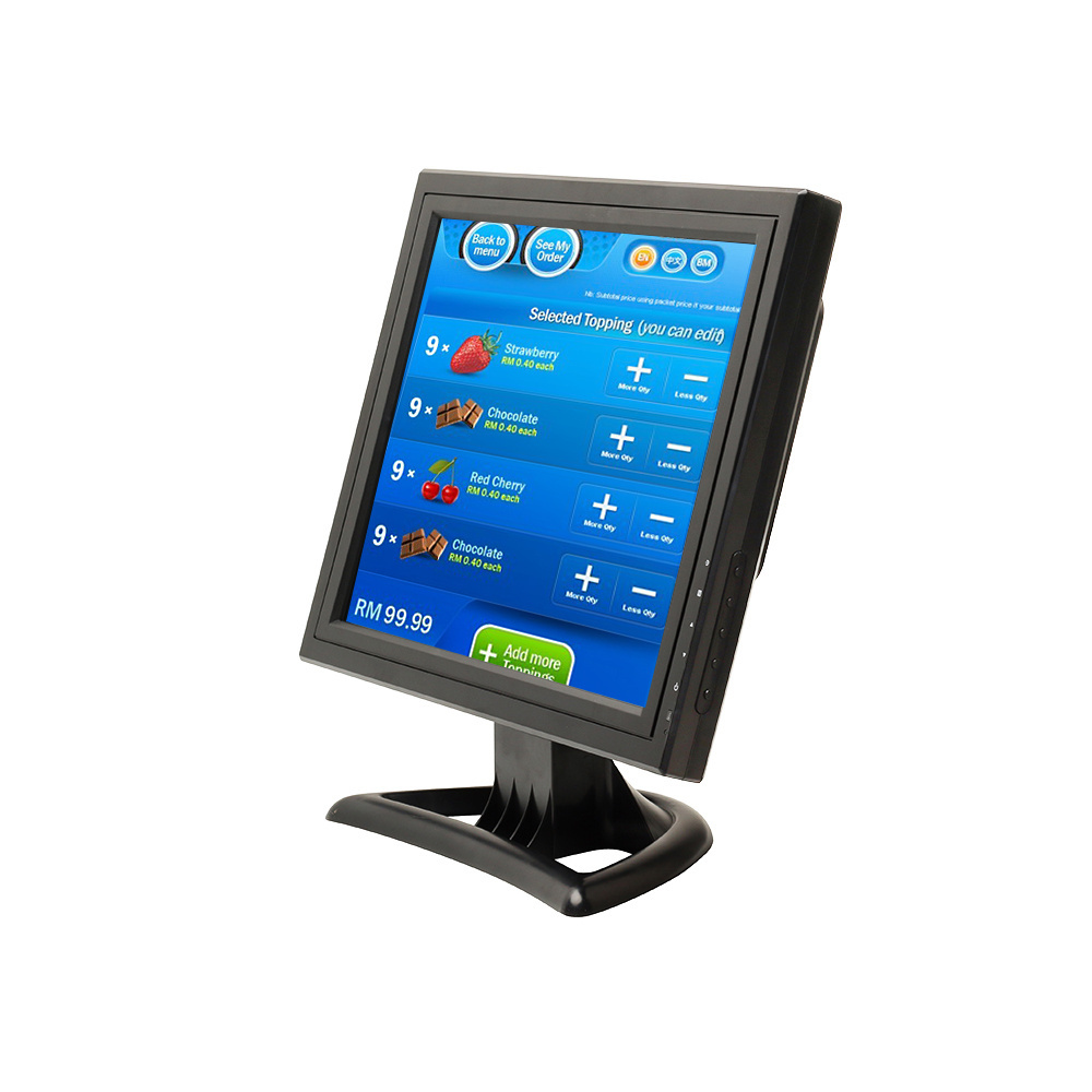 Pos Monitor Tft Battery Powered Vga Led Folding Computer Lcd Screen Display Monitors