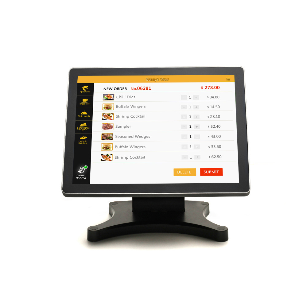 Factory price 15 inch cash register Touch Screen Terminal Payment Machine all in one pos Bank Stand Pos Systems