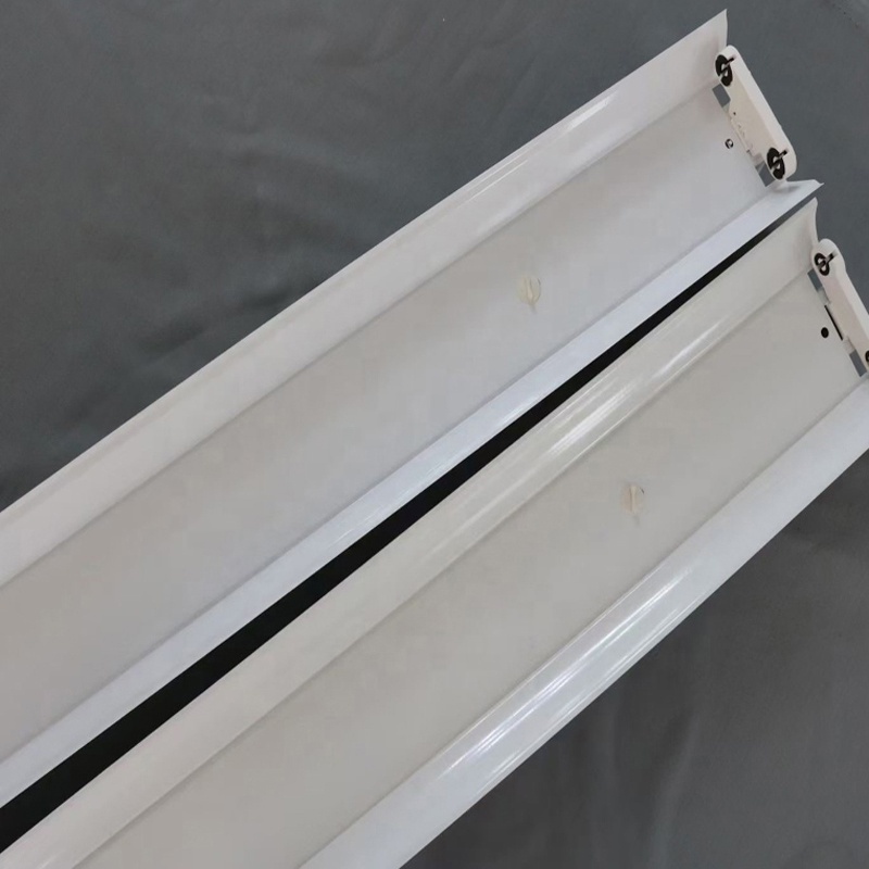 Customized 2ft 4ft 5ft linear strip LED fluorescent fixture for philips tube/kap/LED batten tube light