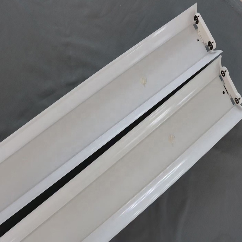 Customized 2ft 4ft 5ft linear strip LED fluorescent fixture for philips tube/kap/LED batten tube light