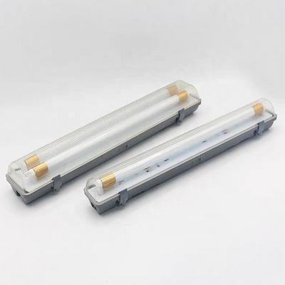 T8 2 Feet Fluorescent Three proof Lamp Ip65 Pc Cover Abs Bottom Waterproof Lamp Led Batten BestSuppliers