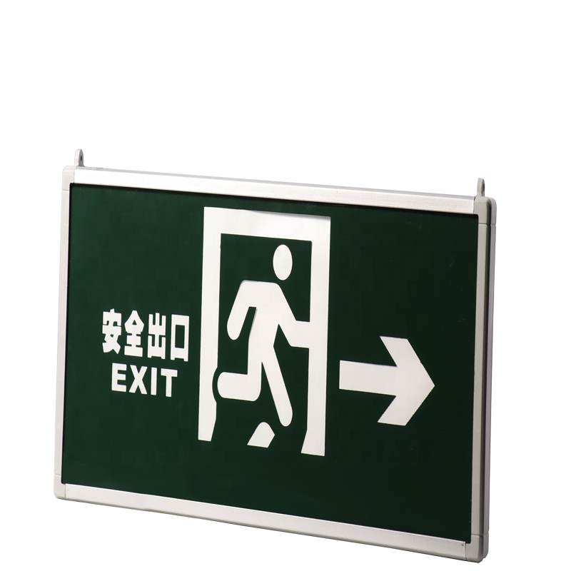 Emergency Exit Light Buid-in Rechargeable Battery led emergency exit sign