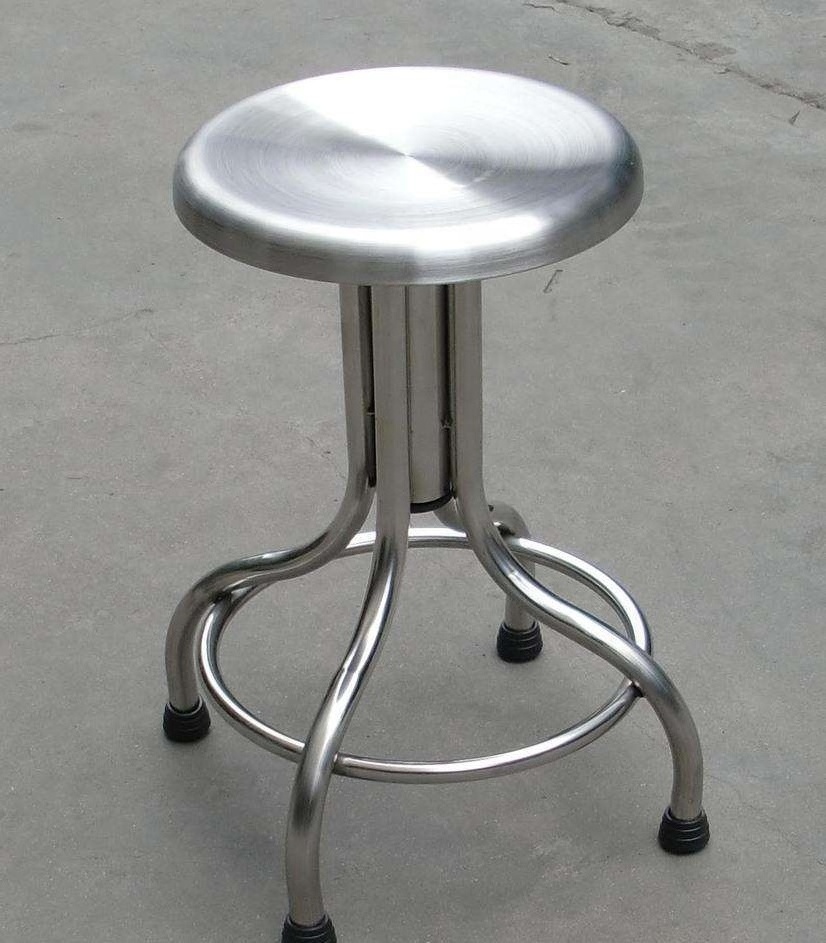 Stainless steel customized high stool rotating nurse surgery bar chair spiral beauty stool laboratory