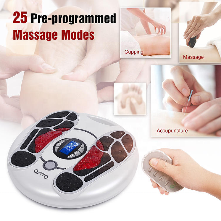 Best selling high-quality electric wave pulse EMS foot physiotherapy EMS foot massager