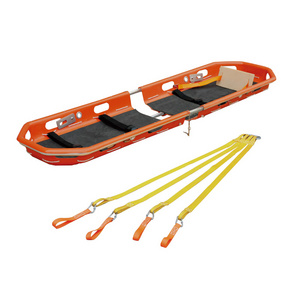 High altitude lifting PE plastic basket stretcher, outdoor integrated fire rescue stretcher, marine rescue boat shaped stretcher