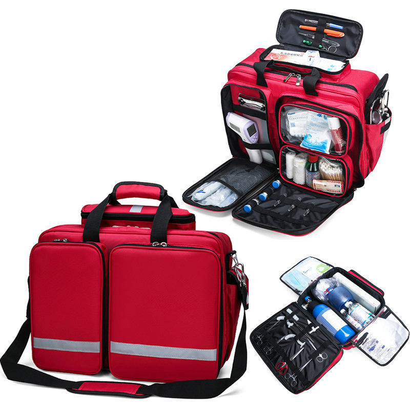 Empty Large First Aid Kits Portable Outdoor Survival Disaster Earthquake Emergency Bags Big Capacity Home/Car Medical Package