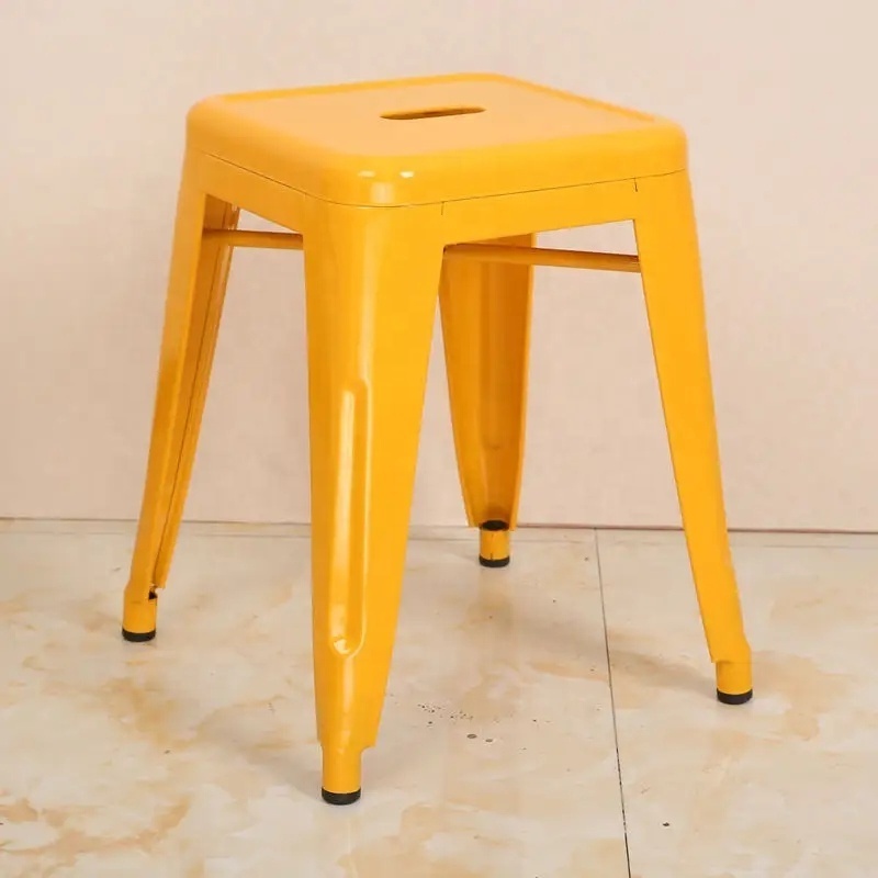 household small simple stackable hot design furniture bar stools for kitchen cafe restaurant festival using metal bar chair