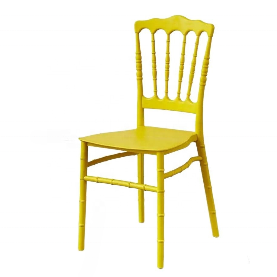 Basic Customization Plastic Tiffany Wedding Events Dining Chairs