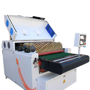 OSETMAC Woodworking Automatic Brush Sanding Machine DT1000-4K for Veneer Grinding Solid Wood Sanding