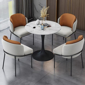 Hot selling dining room furniture modern wood black rectangle dining table 6 seater dining table and chairs