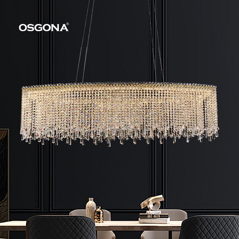 Luxury modern living room dining room crystal lighting fixtures corridor hallway guest room decoration chandelier