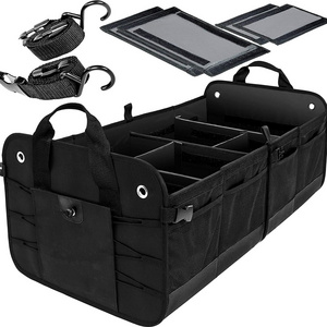 Premium Multi Compartments Collapsible Portable Car Bag Trunk Organizer for auto, SUV, Truck, Minivan