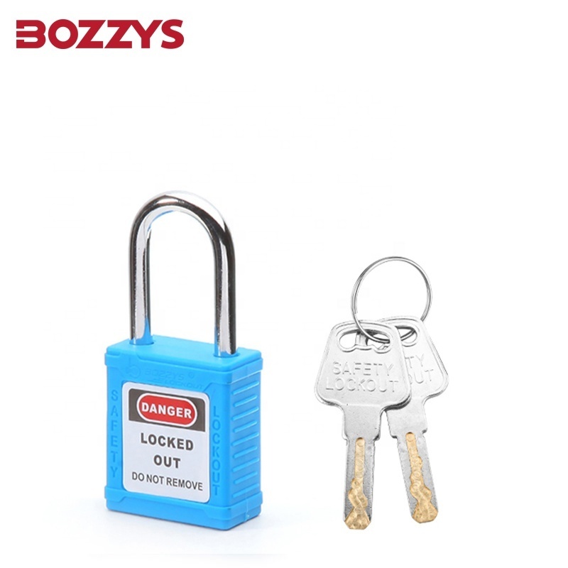 OEM Manufacturer Loto Pad locks Electrical Lockout Tagout Kit Tool Equipment 38mm Steel Shackle Safety Padlock with Master Keys