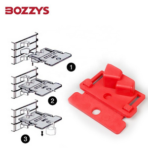 Plastic Single Pole Switch Circuit Breaker Lockout for Small Electrical Appliances with Special Handles