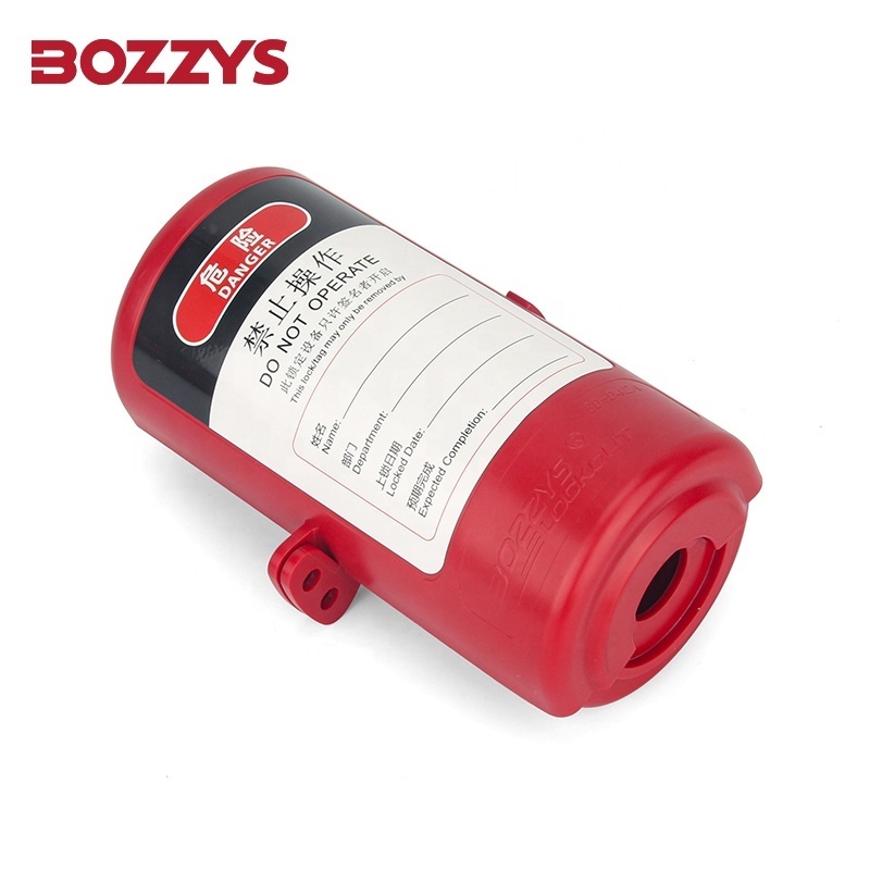 BOZZYS Durable Insulation Plastic Rotating Electrical Plug Lockout for Industrial Safety plug safety Lock