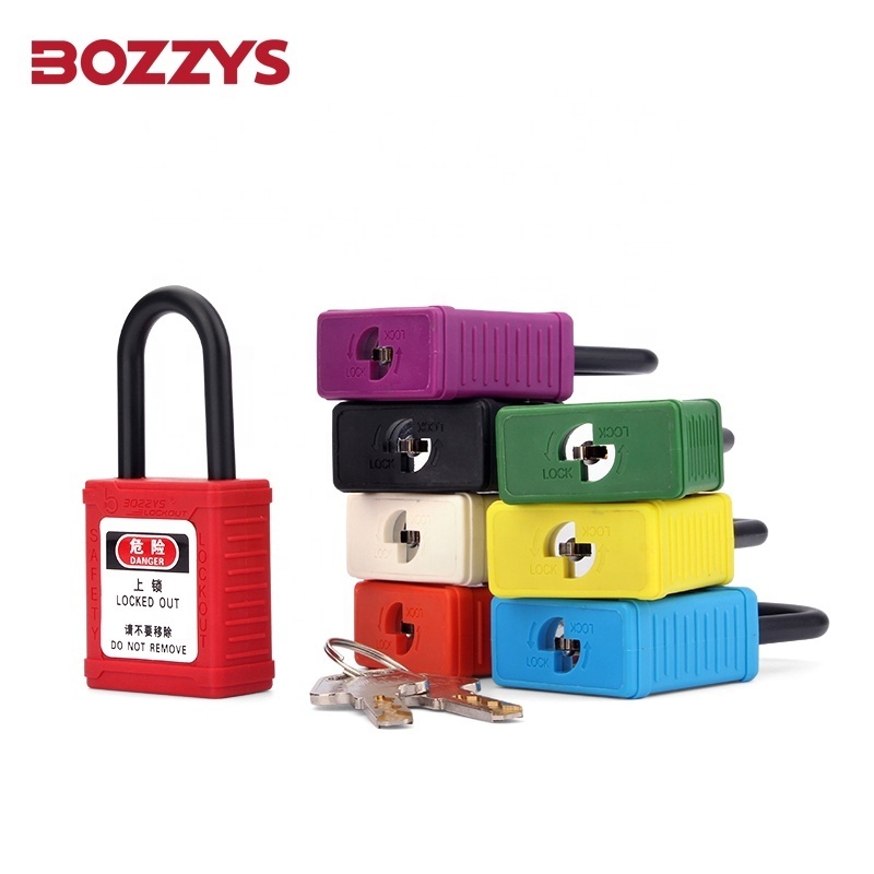 Zenex Composite Safety Padlock with Master Keyed for Lockout Insulated Against the Effects of Electricity