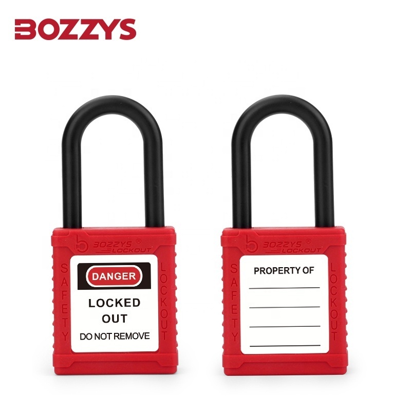 Zenex Composite Safety Padlock with Master Keyed for Lockout Insulated Against the Effects of Electricity