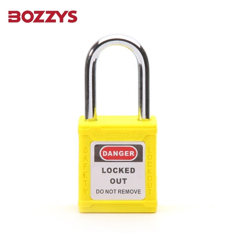 BOZZYS 38mm Alike Keyed Lockout Safety Custom Waterproof Padlock for Industrial Equipment Lockout