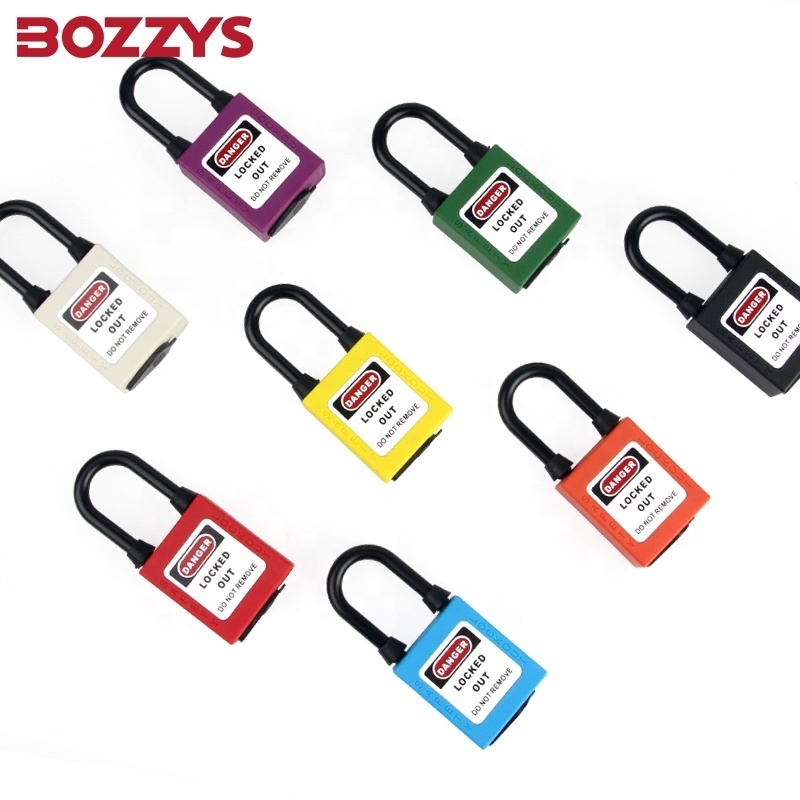 Zenex Loto Composite Custom Dust-proof Safety Padlock with Master Key for Lockout Insulated Against the Effects of Electricity