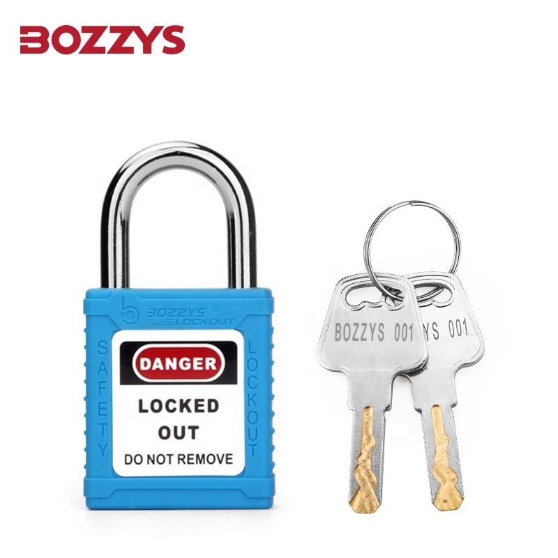 Zenex Composite Industrial Keyed Alike Safety Padlock with Custom Laser Coding for Overhaul of Industrial Equipment Lockout