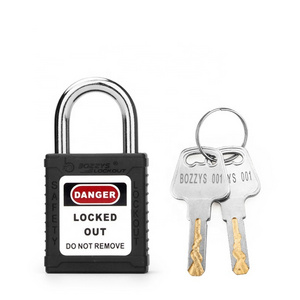 Direct Sales Wholesale Price 6MM Hardened Steel Shackle and Master Keyed Safety Padlock for Overhaul of Industrial Equipment