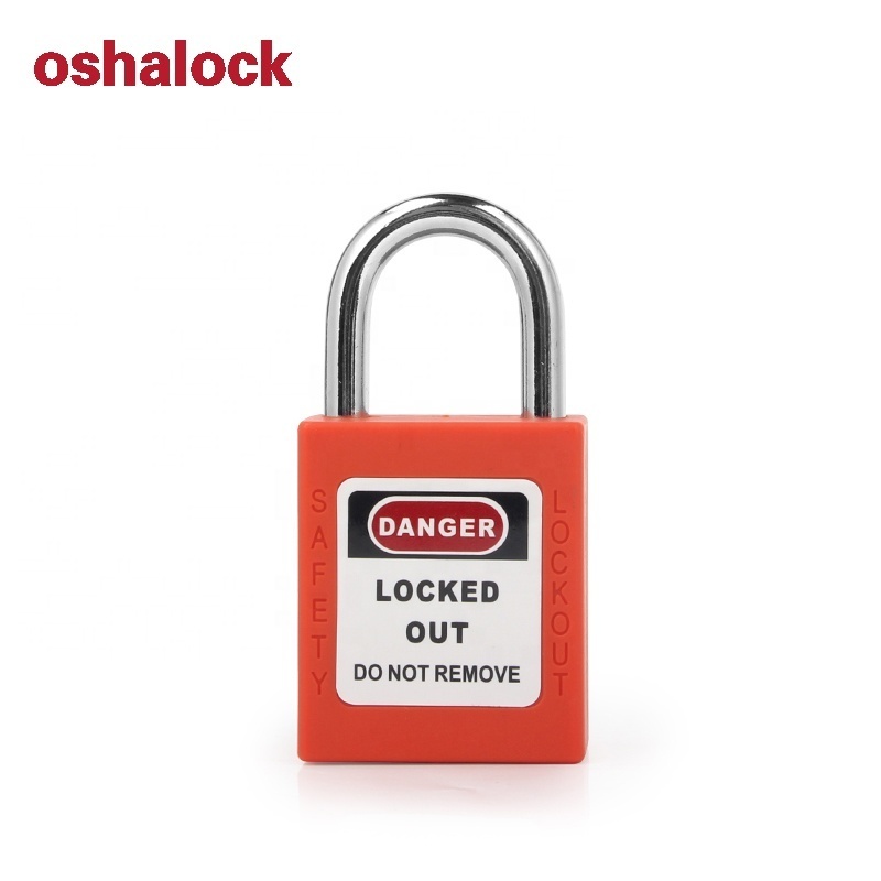 Safety Keyed Alike Padlocks with Master Key for Electrical Insulation Lockout/Tagout