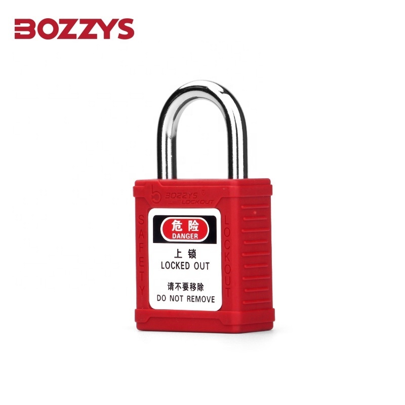 BOZZYS Device Locked Industry Safety Padlock with Master Key to Overhaul of Lockout-tagout Equipment