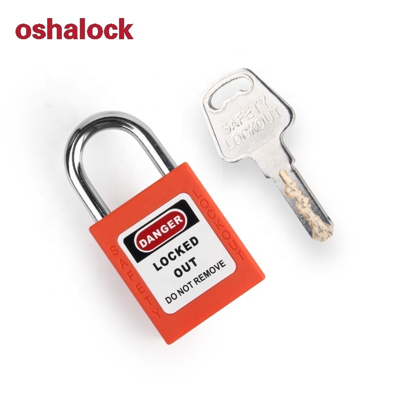 Safety Keyed Alike Padlocks with Master Key for Electrical Insulation Lockout/Tagout