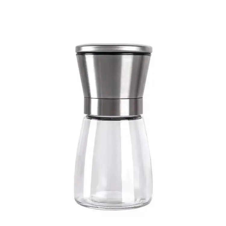 Premium Stainless Steel Salt and Pepper grinder Shakers with Ceramic Spice Grinder Mill for Adjustable Coarseness