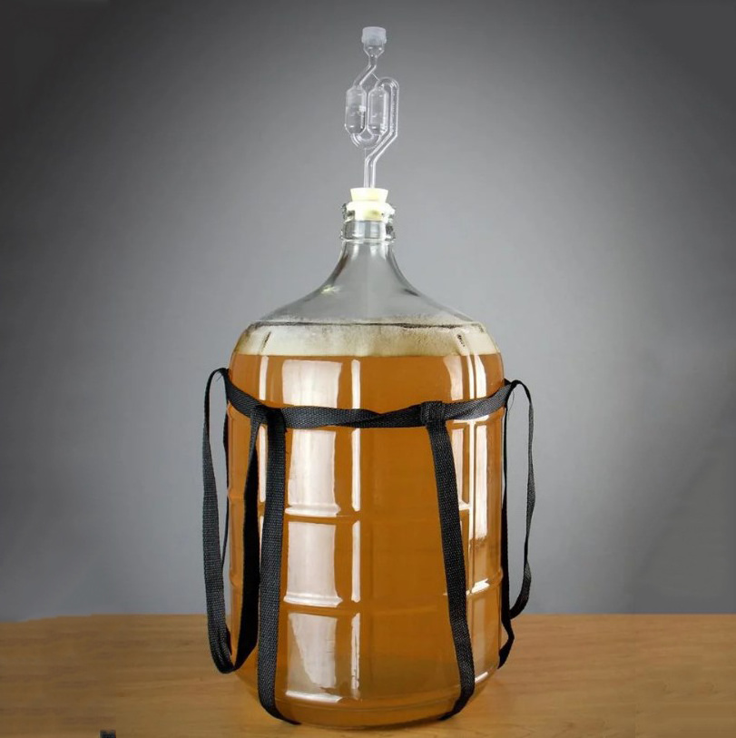 wholesale 1 gallon 3 gallon  5 gallon 6 Gal glass  carboy For Home Brewing and Wine Making Glass Wine Fermenting jug