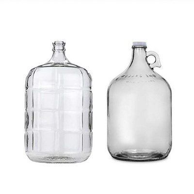 wholesale 1 gallon 3 gallon  5 gallon 6 Gal glass  carboy For Home Brewing and Wine Making Glass Wine Fermenting jug