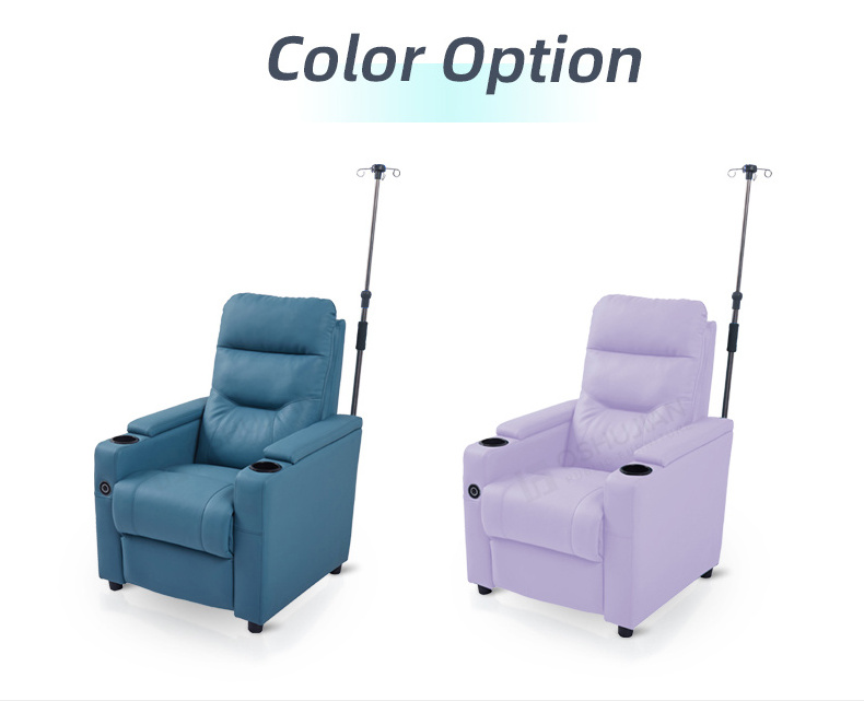 Factory Price Comfortable Adjustable Reclining Chair Hospital Patient Transfusion Infusion Medical Recliner sofa Chair