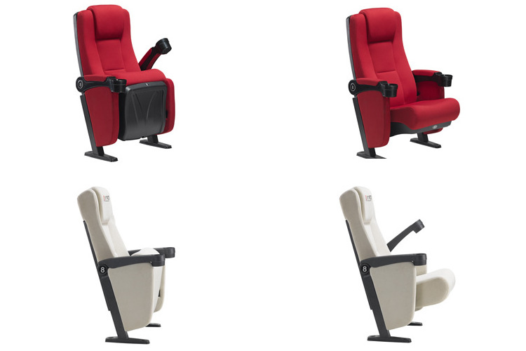 Furniture used movie  4d home cinema chair theater seat with cup holder church chairs for sales