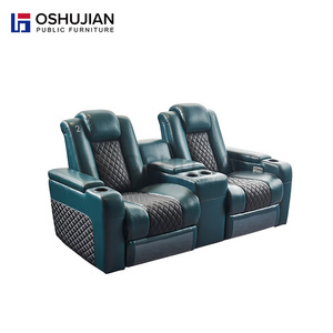 Factory direct Comfortable Luxury Sectional Electric Home VIP Movie Theater seating cinema Recliner Sofa