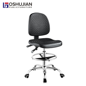 Laboratory furniture chair adjustable metal ergonomic anti static lab stools