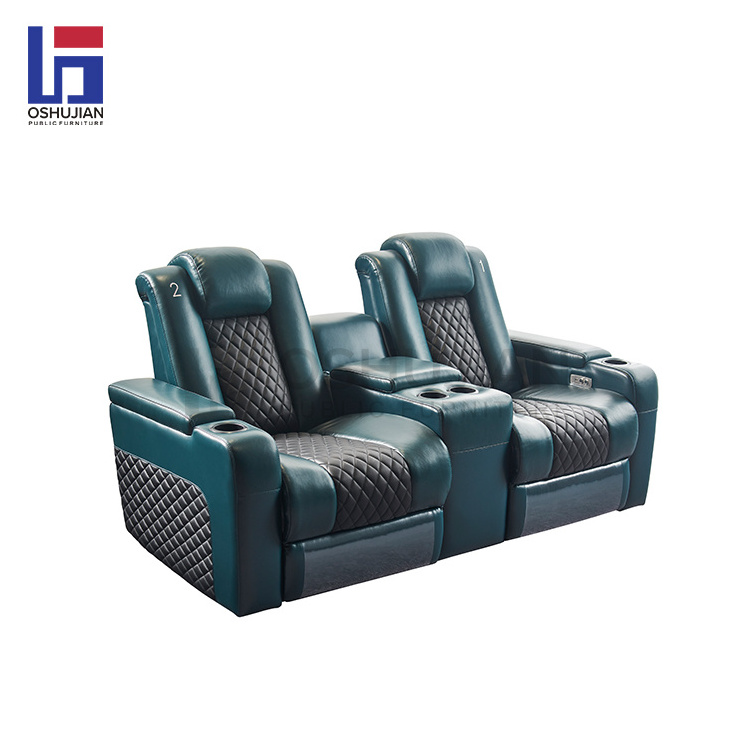 Factory direct Comfortable Luxury Sectional Electric Home VIP Movie Theater seating cinema Recliner Sofa