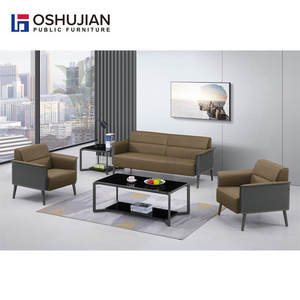 Executive elegant meeting 3 seater sofa for office modern single office furniture sofa