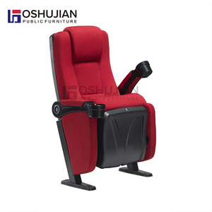 Furniture used movie  4d home cinema chair theater seat with cup holder church chairs for sales