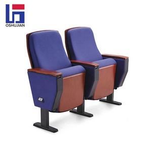 Factory supply auditorium seating with padded used church chairs sale