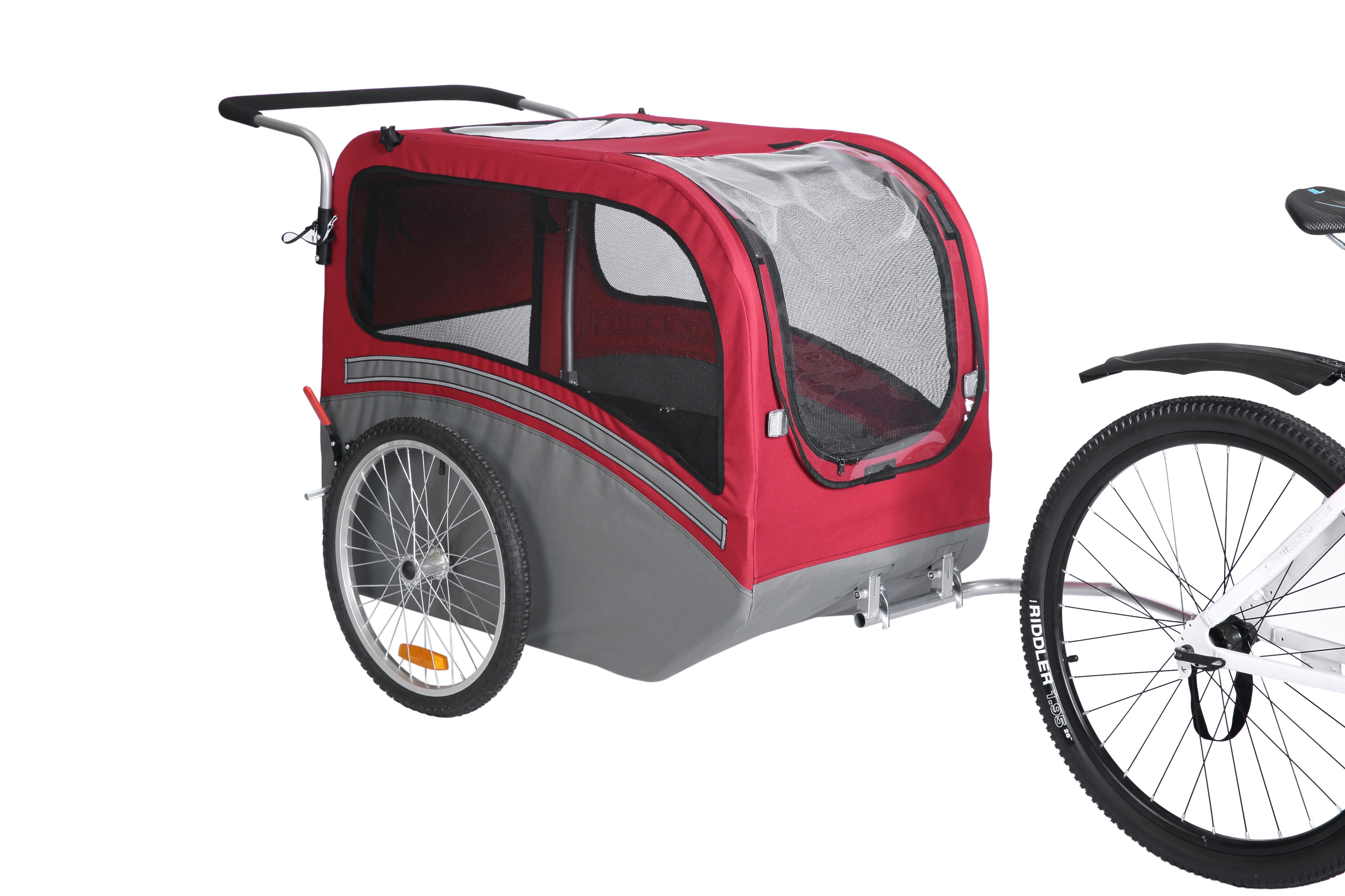 Wholesale Supply High Quality Pet Bike Trailer for Dogs Bicycle Pet Trailer Extra Large 10405