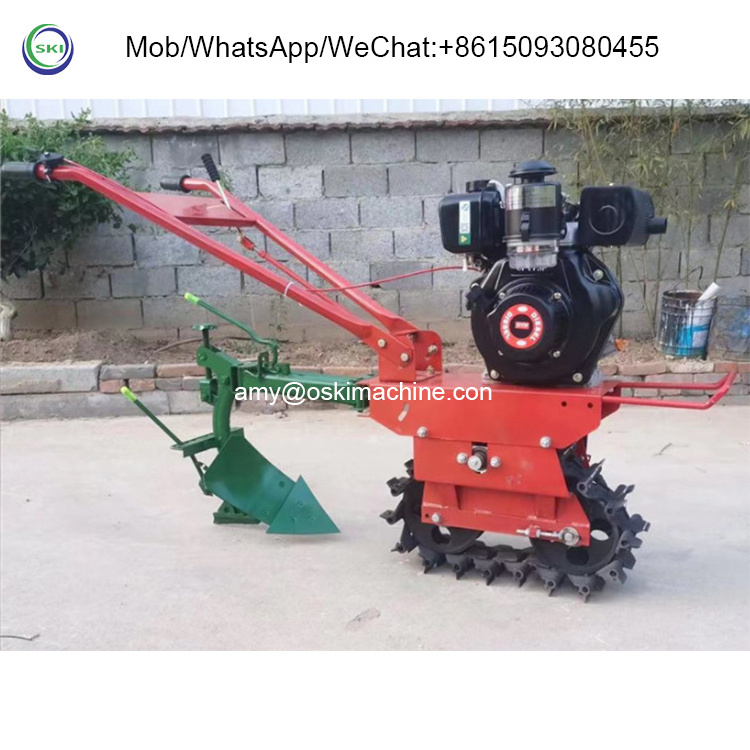 Tiller Price Rotavator Tiller Machine Agricultural Walking Tractor Small Plough Machine