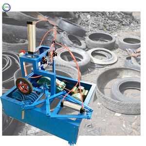 Automatic Double Sidewall Tire Cutter Tire Ring Cutting Machine Used Tire Sidewall Cutter