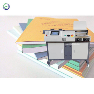 Hot Melt Glue Book Binding Machine Tender Document Cover With Side Glue A3 Glue Binding Machine